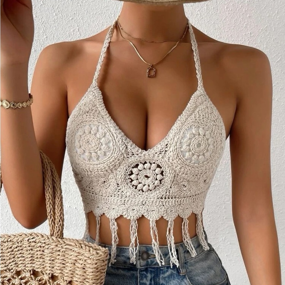 Boho Crochet Halter Too